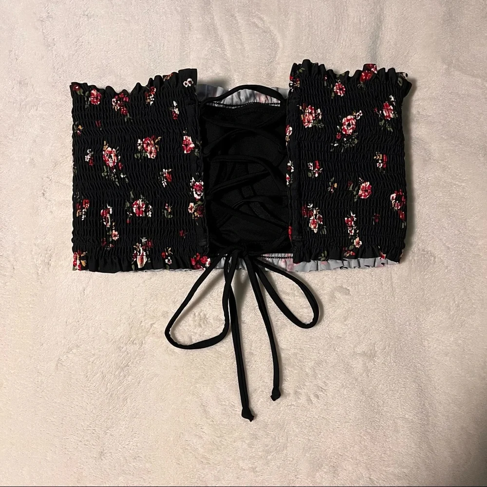 Corset Style Top/Swim Top - Picture 2 of 3